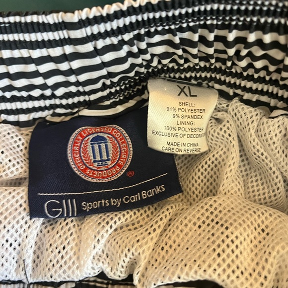 Striped Clemson Tigers swim trunks. - Picture 3 of 4